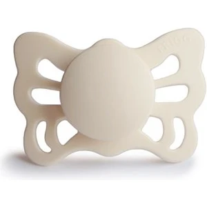 Butterfly Silikon Emzik - Cream 0-6 Ay