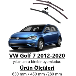 Vw Golf7 2012-2020 Ön Arka Silecek Takımı