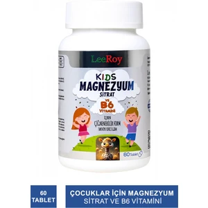 Leeroy Kids Magnezyum Sitrat 60 Tablet