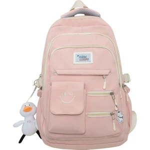 Love Home Ortaokul Öğrencileri Için Okul Çantaları 2023 Yaz Yeni Büyük Kapasiteli Boş Zaman Seyahati Sırt Çantası Modaya Uygun Tüm Maç Çift Sırt Çantası (Yurt Dışından)