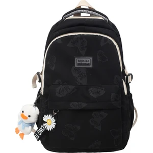 Love Home 2023 Yeni Öğrenci Sırt Çantası Kadın Sevimli Karikatür Kız Ortaokul Okul Çantası Erkek Rahat Basit Sırt Çantası (Yurt Dışından)