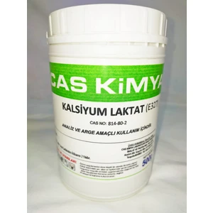 Cas Kimya Kalsiyum Laktat E327