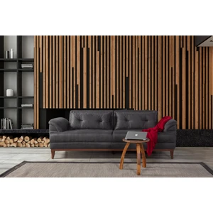 Perla Sofa Madrid Üçlü Yataklı Kanepe Bora Antrasit