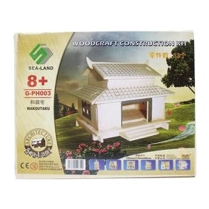 Ahşap Yapı Maketi G-PH003 Wakoutaku Ev