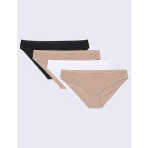 Marks & Spencer Saf Pamuklu 4'lü Bikini Külot Seti