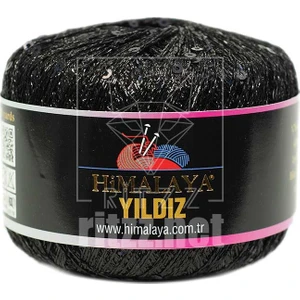 Yıldız / Siyah Simli Siyah Pullu / 58105