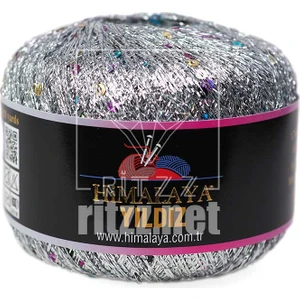 Yıldız / Gümüş Simli Renkli Pullu / 58103