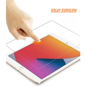 Apple iPad 9.nesil 10.2 Inç 2021 Uyumlu Temperli Kırılmaz Ekran Koruyucu