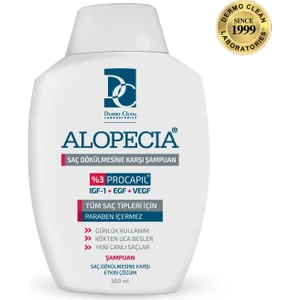 Dermo Clean Alopecia Procapil ve Igf Içerikli Saç Dökülmesine Karşı Şampuan 300 ml