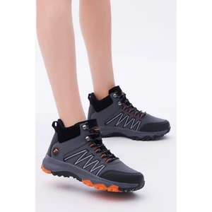 Tonny Black Unisex Füme Oranj Rahat Kalıp Bağcıklı Bot