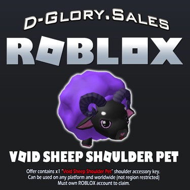 How to get the Void Sheep Shoulder Pet in Roblox