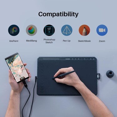 Huıon HS611 Grafik Çizim Tableti - Android Destekli Kalem Fiyatı