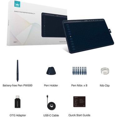 Huıon HS611 Grafik Çizim Tableti - Android Destekli Kalem Fiyatı