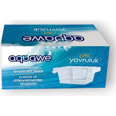 Aquawe Çiftli Yavruluk - Şeffaf Vantuzlu Balık Yavruluğu 19.5 x 10