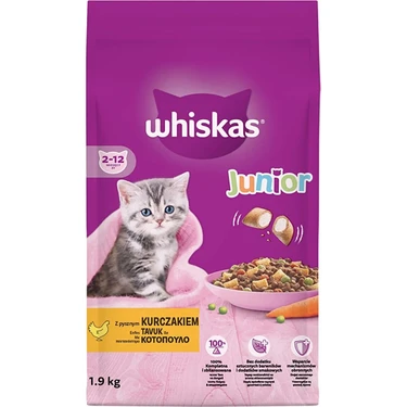 Whiskas Yavru Tavuklu Kuru Mama 1,9