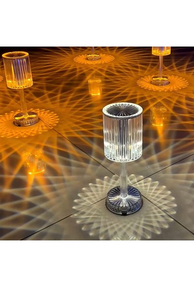 Romantic Night Uzaktan Kumandalı LED Masa Lambası - Beyaz (Yurt Dışından)