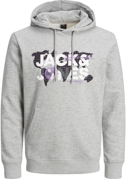Jcodust Sweat Hood Sn Erkek Gri Sweatshirt 12240214-Grey fiyatları
