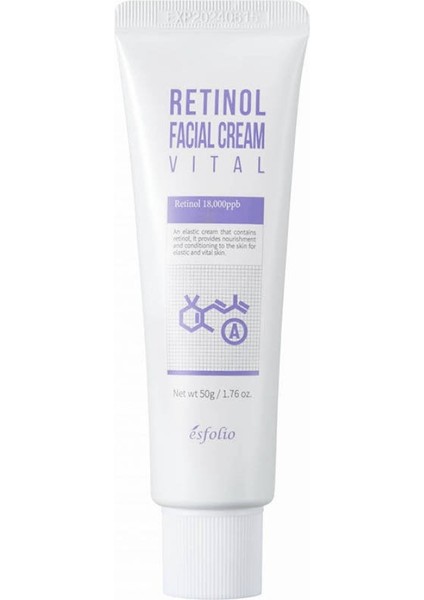 Retinol Krem Yeni Başlayanlar Için Leke Bakım Kremi Retinol Facial Cream 50 ml