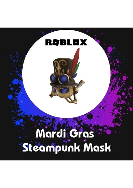 : Mardi Gras Steampunk Mask - Roblox Key
