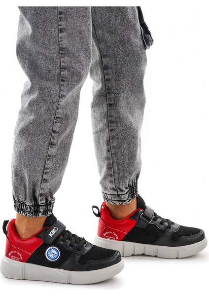 Cırtlı Fileli Erkek Çocuk Spor Ayakkabı 3011