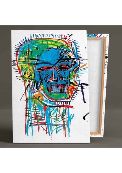 Jean Michel Basquiat The Head Tablosu Modern Sanat Kanvas Tablo