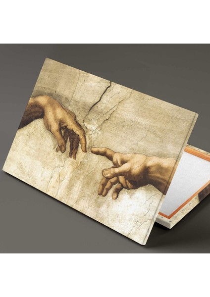 Adem'in Yaratılışı Michelangelo Ünlü Fresk Kanvas Tablo
