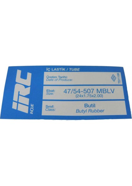 Iç Lastik 24X1.75X2.00 (47/54-507 MB-L/V)(8643)