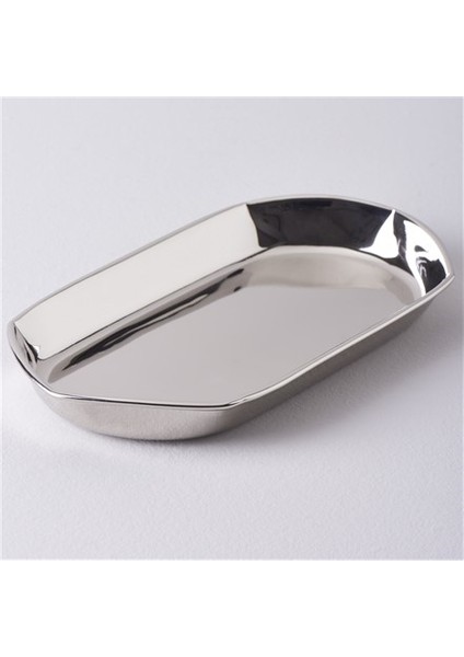 Wawe 12 x 23,5 x 3 cm Sunum Servis Gümüş