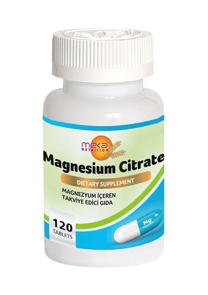 Magnezyum Sitrat 120 Tablet Magnesium Citrate