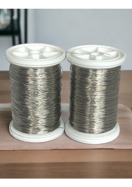 0.30MM Bakır Tel (2 Adet ) Nikel Renk 100 mt fiyatları