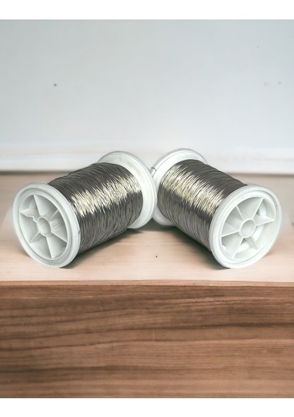 0.30MM Bakır Tel (2 Adet ) Nikel Renk 100 mt modelleri