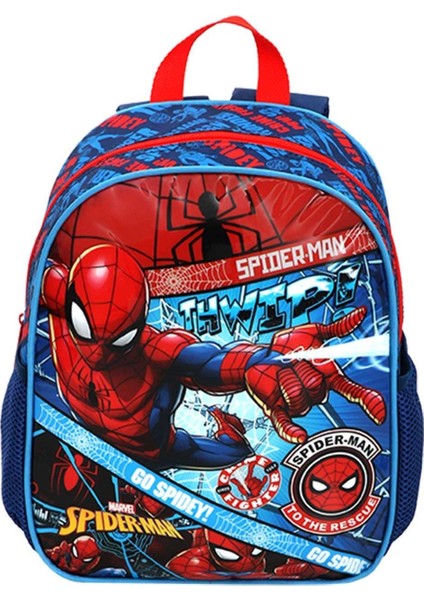 Örümcek Adam Spiderman Hawk Jr Go Spidey Anaokulu Çantası ve Beslenme Çantası