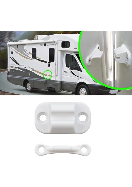 Beyaz Karavan Kapı Tutucu Stoper modelleri