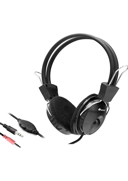 Pc Kablolu Kulak Üstü Kulaklık 1.8mt 3.5mm Mikrofonlu Narıta NRT-9010