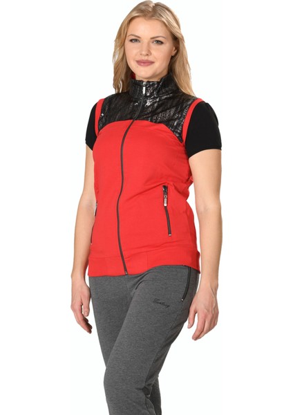 Nar Kadın Yarım Balıkçı Yaka 3 Lü Mevsimlik Eşofman Takım (19337) modelleri