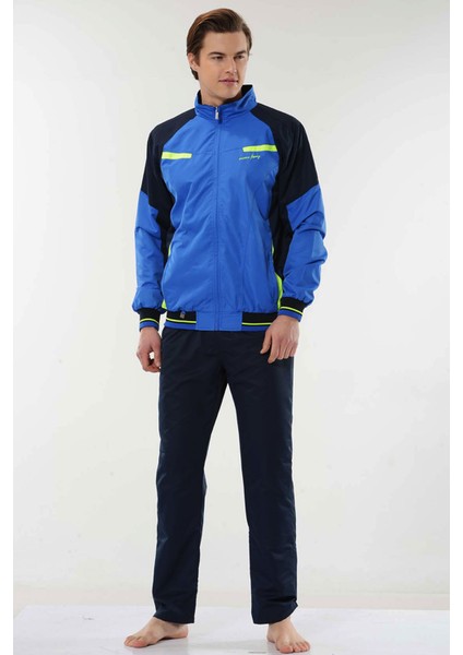 Enrıco Ferry Saks Mavi Erkek Yarım Balıkçı Yaka Marathon Eşofman Takım EDY2111S fırsatları