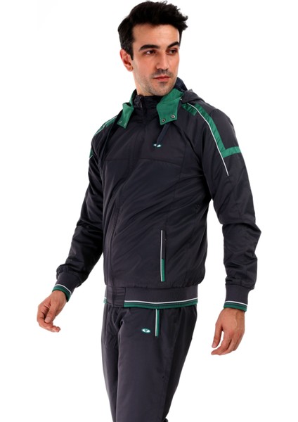 Antrasit Erkek Kapşonlu Marathon Eşofman Takımı (2165) fiyatları