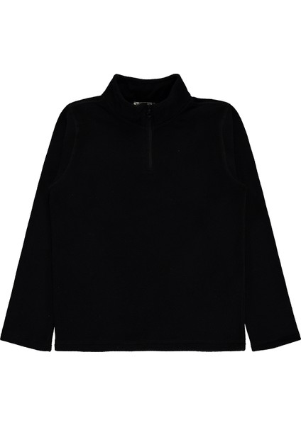 Erkek Çocuk Sweatshirt 10-13 Yaş Siyah