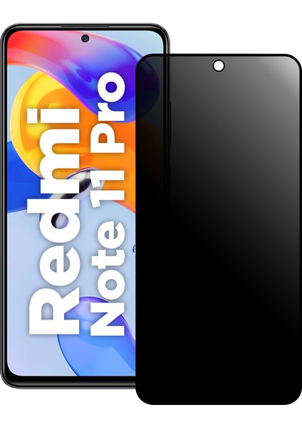 Xiaomi Redmi Note 11 Pro Esd Anti Static Hayalet Privacy Cam Ekran Koruyucu