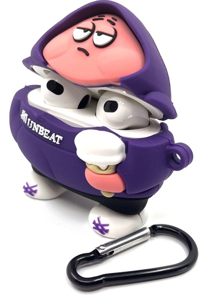 Airpods 3. Nesil Uyumlu Sevilen Çizgi Karakter Patrick Hoodie Tasarımlı Hediye Kılıf indirimleri