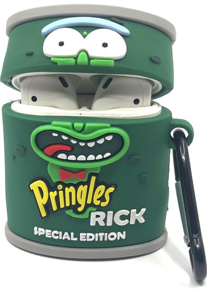 Airpods 2. Nesil Uyumlu Sevilen Fantastik Karakter Rick Pringles Tasarımlı Hediye Kılıf fırsatları