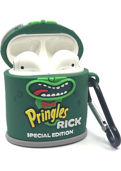 Airpods 2. Nesil Uyumlu Sevilen Fantastik Karakter Rick Pringles Tasarımlı Hediye Kılıf indirimleri