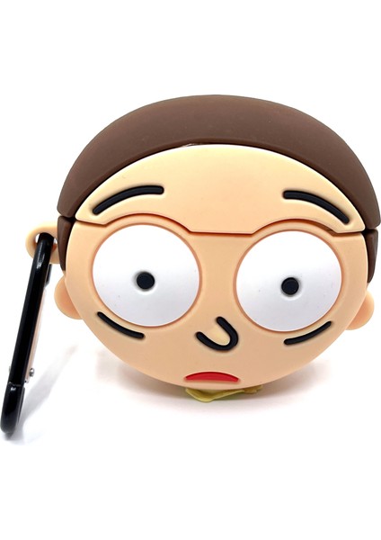 Airpods Pro 1/2. Nesil Sevilen Karakter Morty Tasarımlı Hediye Kılıf