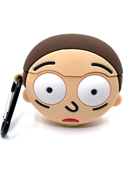 Airpods Pro 1/2. Nesil Sevilen Karakter Morty Tasarımlı Hediye Kılıf