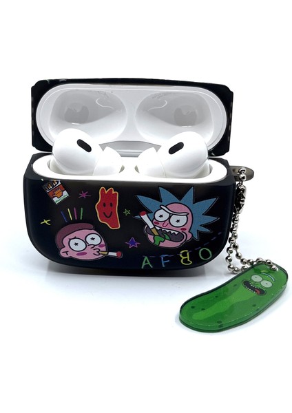 Airpods Pro 1/2. Nesil Uyumlu Sevilen Fantastik Çizgi Karakter Rick Morty Desenli Hediye Kılıf fırsatları
