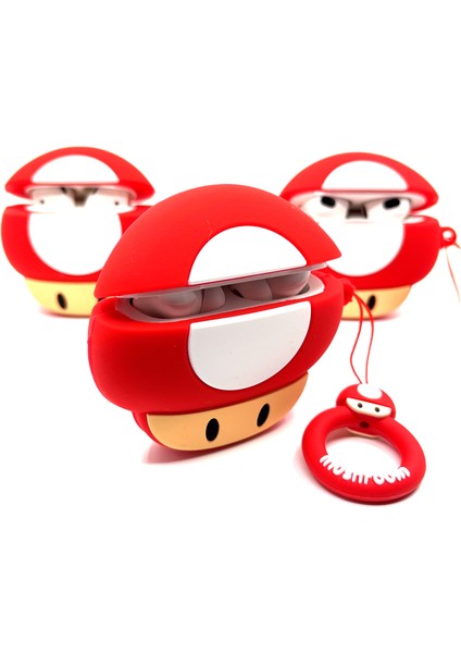 Airpods Pro 1/2. Nesil Sevilen Oyun Konsolu Karakteri Mario Toad Karakter Tasarımlı Hediye Kılıf fiyatları