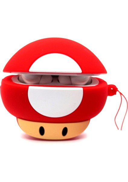 Airpods Pro 1/2. Nesil Sevilen Oyun Konsolu Karakteri Mario Toad Karakter Tasarımlı Hediye Kılıf fırsatları