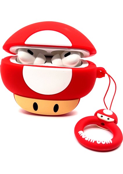 Airpods Pro 1/2. Nesil Sevilen Oyun Konsolu Karakteri Mario Toad Karakter Tasarımlı Hediye Kılıf indirimleri