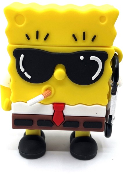 Airpods 1/2. Nesil Uyumlu Sevilen Çizgi Karakter Sungerbob Gözlük Tasarımlı Hediye Kılıf fiyatları