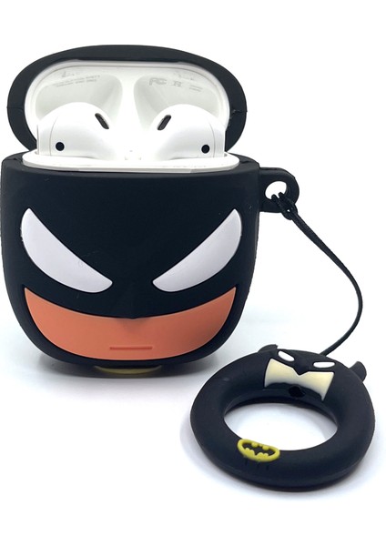 Airpods 1/2. Nesil Uyumlu Efsane Çizgi Karakter Batman Tasarımlı Hediye Kılıf